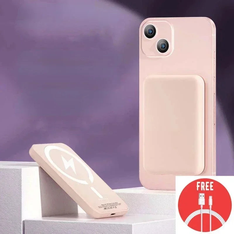 MagSecure Magnetic Wireless Power Bank for iPhone 12 13 14 15 Pro Max