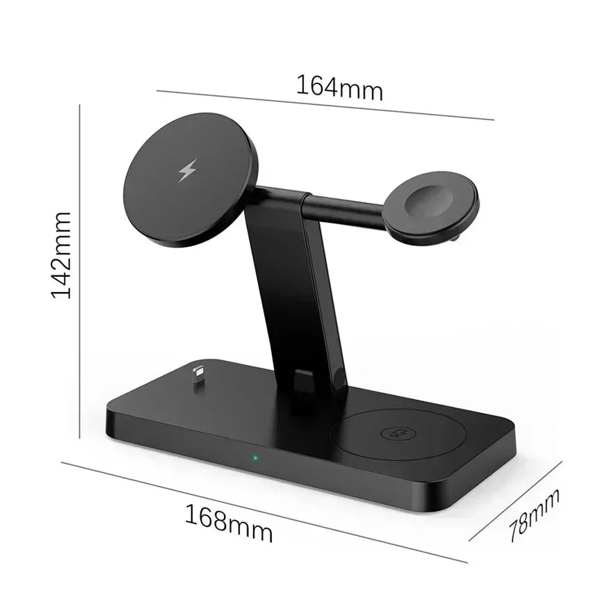 4in1 Magnetic Wireless Charger Stand Fast Charging Dock Station for |iPhone/Apple products|