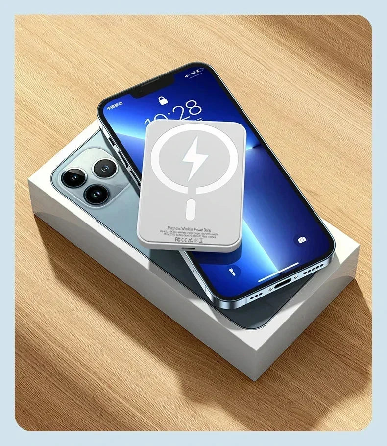 MagSecure Magnetic Wireless Power Bank for iPhone 12 13 14 15 Pro Max