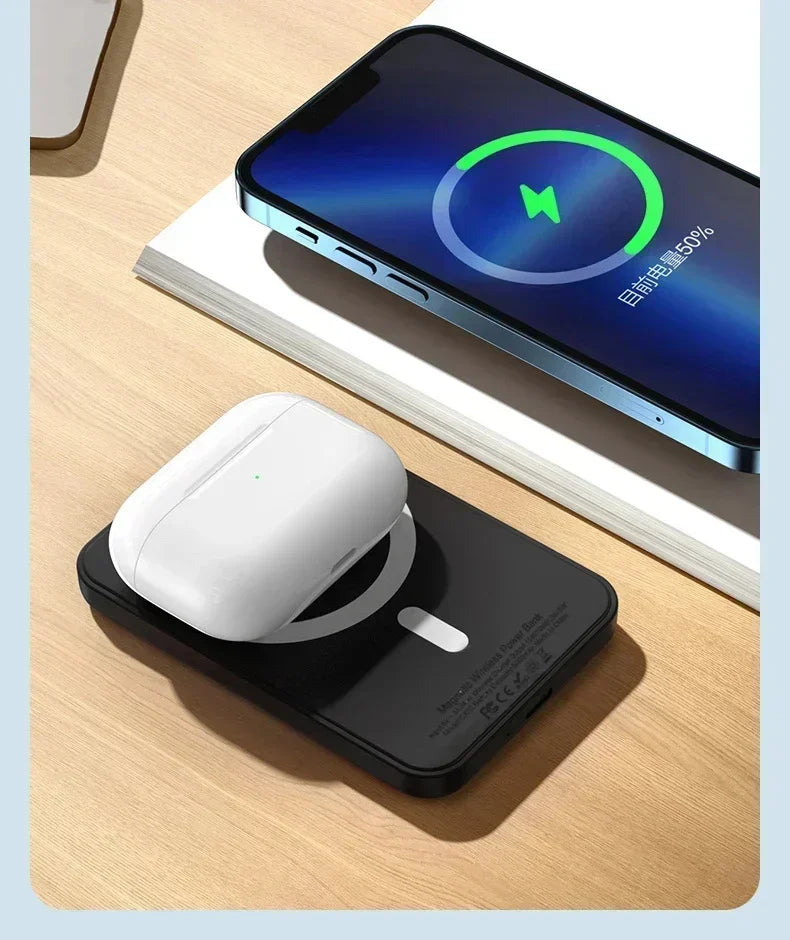 MagSecure Magnetic Wireless Power Bank for iPhone 12 13 14 15 Pro Max