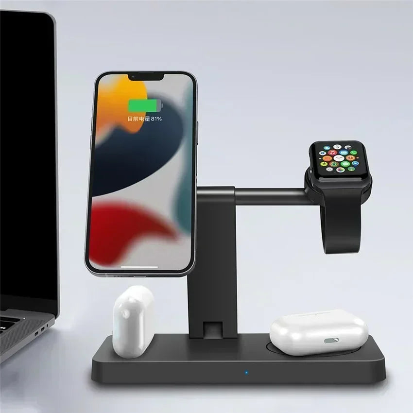 4in1 Magnetic Wireless Charger Stand Fast Charging Dock Station for |iPhone/Apple products|