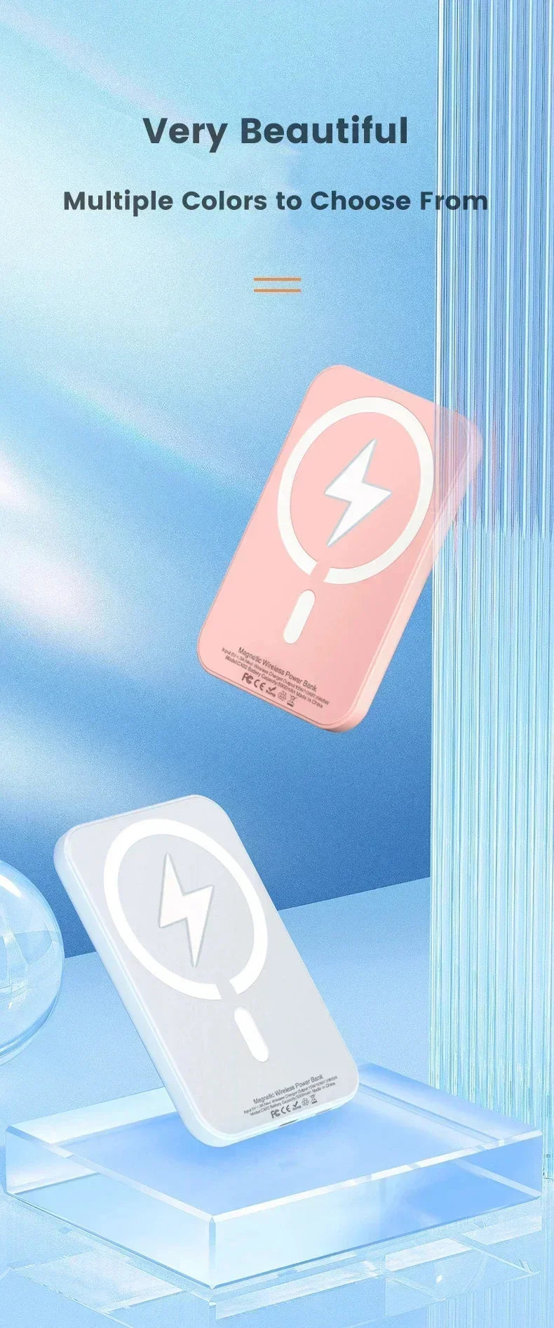 MagSecure Magnetic Wireless Power Bank for iPhone 12 13 14 15 Pro Max