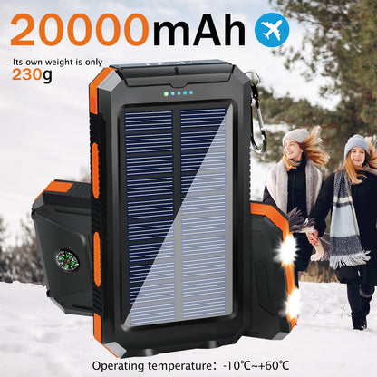 OGERY Solar Charger for Cell Phone Portable Solar Power Bank