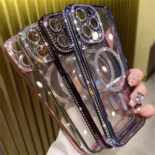 SafeCase  Glitter Diamond Transparent Case For iPhone