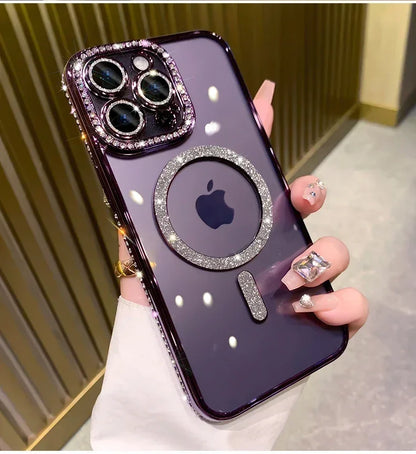 SafeCase  Glitter Diamond Transparent Case For iPhone