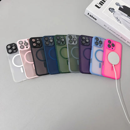MatteLuxx  Matte Translucent Armor Shockproof Case For iPhone