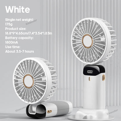 KINSCOTER Handheld Mini Fan Foldable Portable Fan