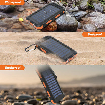 OGERY Solar Charger for Cell Phone Portable Solar Power Bank
