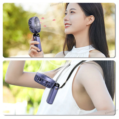 KINSCOTER Handheld Mini Fan Foldable Portable Fan