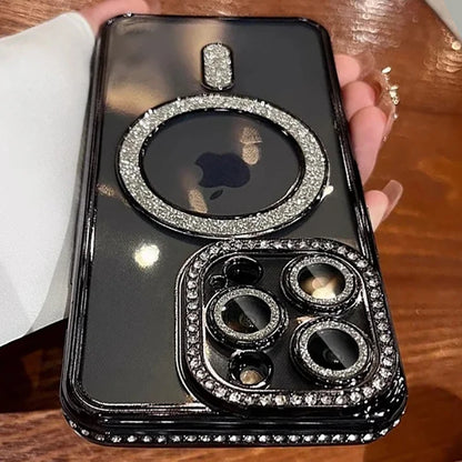 SafeCase  Glitter Diamond Transparent Case For iPhone