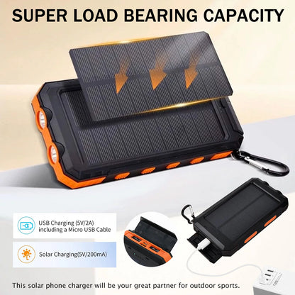 OGERY Solar Charger for Cell Phone Portable Solar Power Bank