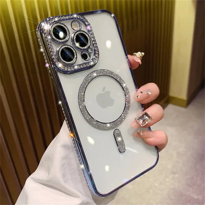 SafeCase  Glitter Diamond Transparent Case For iPhone