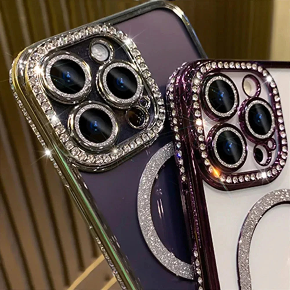 SafeCase  Glitter Diamond Transparent Case For iPhone