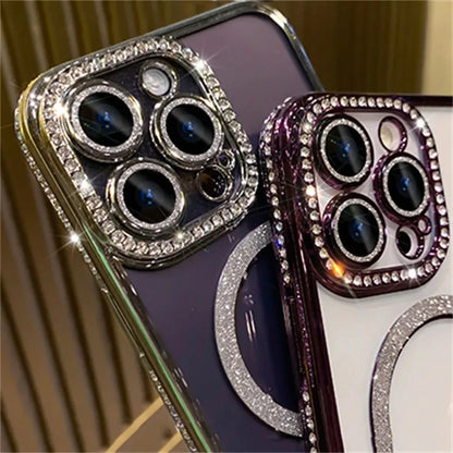 SafeCase  Glitter Diamond Transparent Case For iPhone