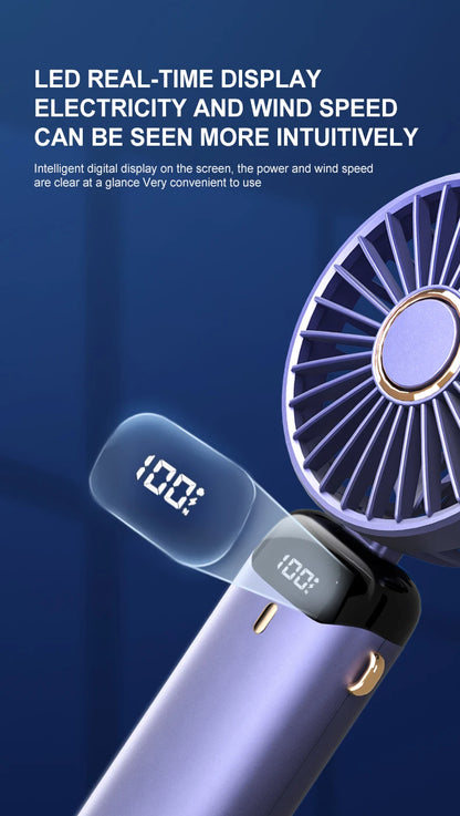 KINSCOTER Handheld Mini Fan Foldable Portable Fan