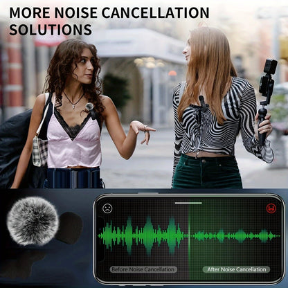 CrystalSound Wireless Lavalier Microphone Mini Mic