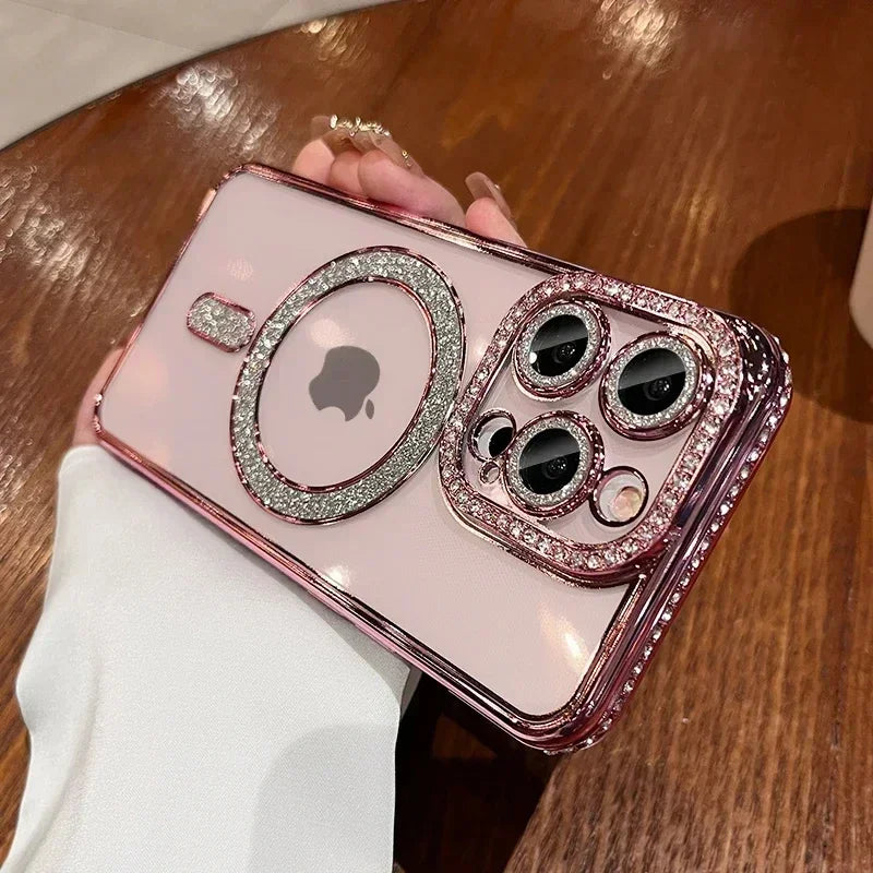 SafeCase  Glitter Diamond Transparent Case For iPhone