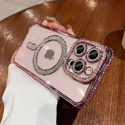 SafeCase  Glitter Diamond Transparent Case For iPhone