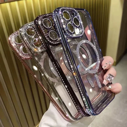 SafeCase  Glitter Diamond Transparent Case For iPhone