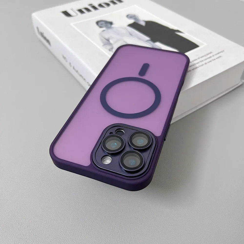 MatteLuxx  Matte Translucent Armor Shockproof Case For iPhone