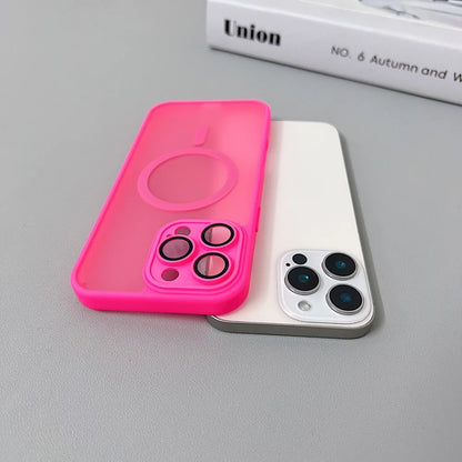 MatteLuxx  Matte Translucent Armor Shockproof Case For iPhone