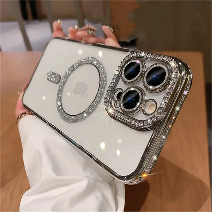 SafeCase  Glitter Diamond Transparent Case For iPhone