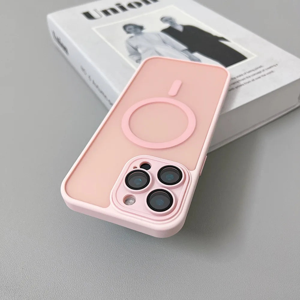 MatteLuxx  Matte Translucent Armor Shockproof Case For iPhone