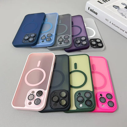 MatteLuxx  Matte Translucent Armor Shockproof Case For iPhone