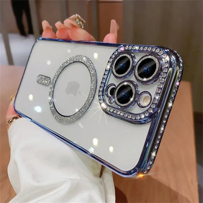 SafeCase  Glitter Diamond Transparent Case For iPhone