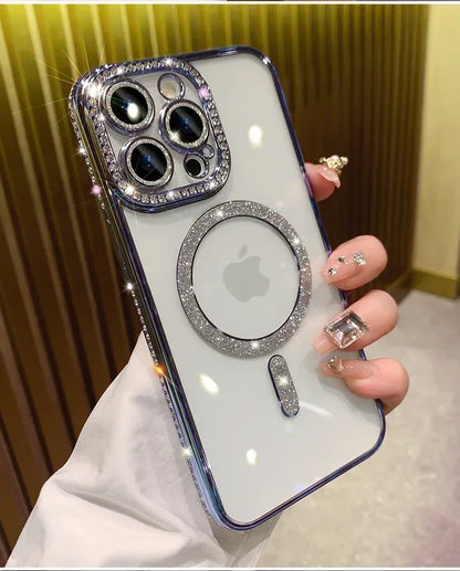 SafeCase  Glitter Diamond Transparent Case For iPhone