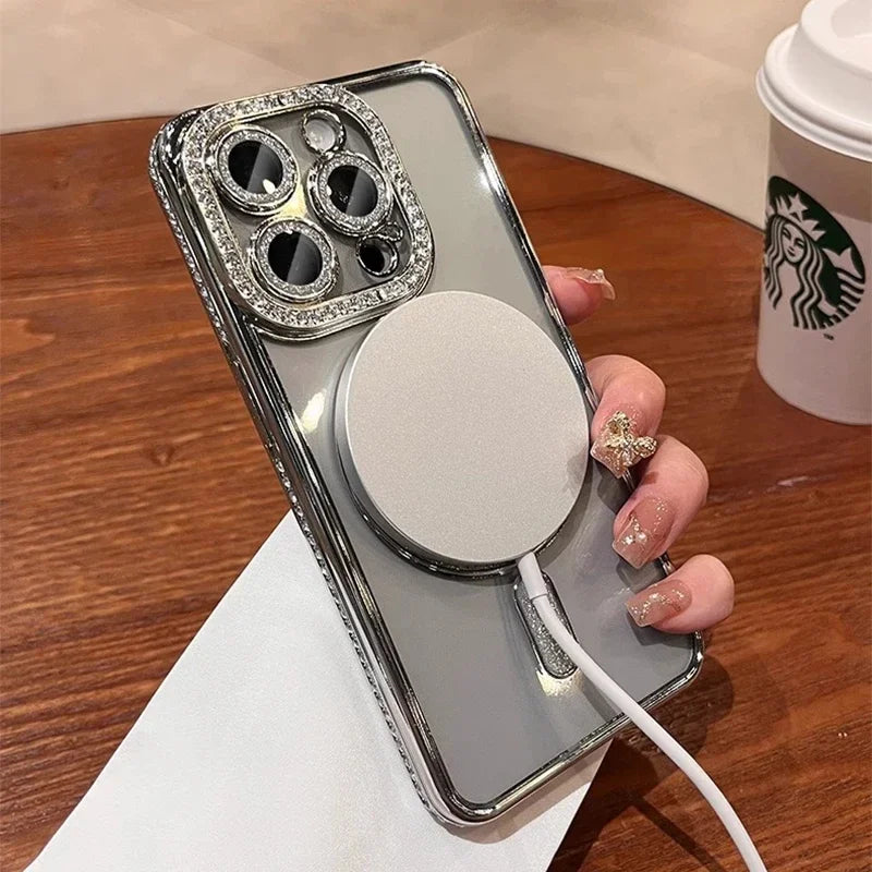 SafeCase  Glitter Diamond Transparent Case For iPhone
