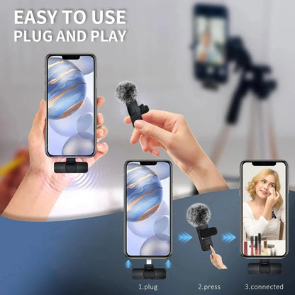CrystalSound Wireless Lavalier Microphone Mini Mic