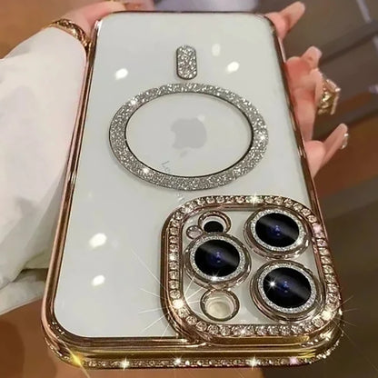 SafeCase  Glitter Diamond Transparent Case For iPhone