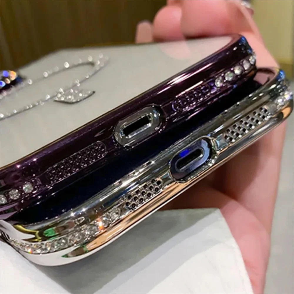 SafeCase  Glitter Diamond Transparent Case For iPhone