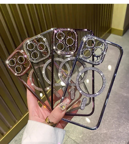 SafeCase  Glitter Diamond Transparent Case For iPhone