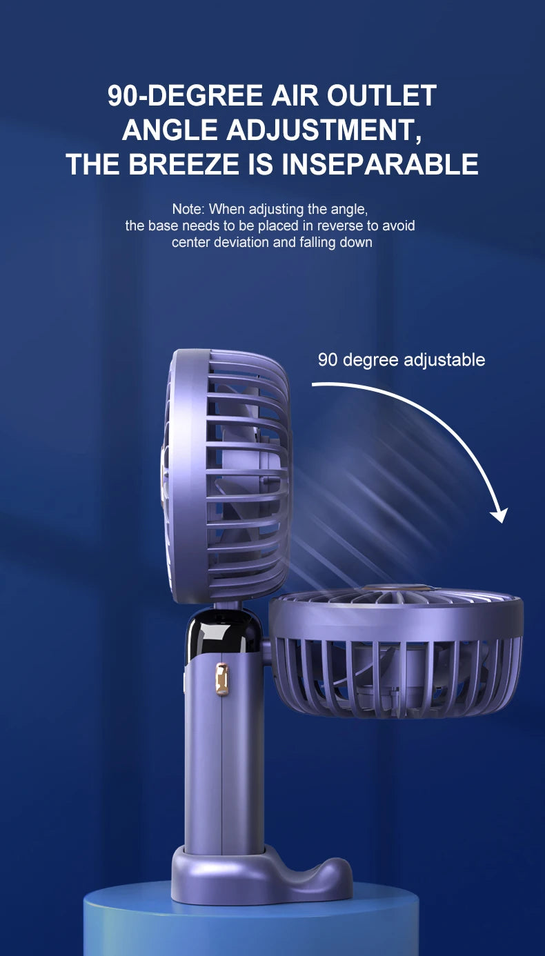 KINSCOTER Handheld Mini Fan Foldable Portable Fan