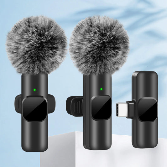 CrystalSound Wireless Lavalier Microphone Mini Mic