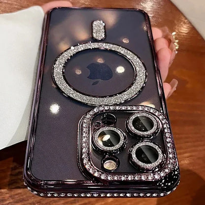 SafeCase  Glitter Diamond Transparent Case For iPhone