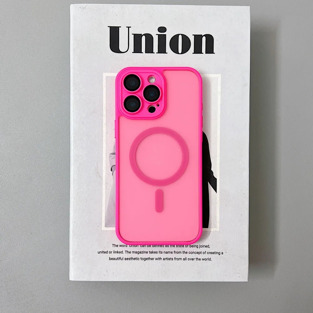 MatteLuxx  Matte Translucent Armor Shockproof Case For iPhone